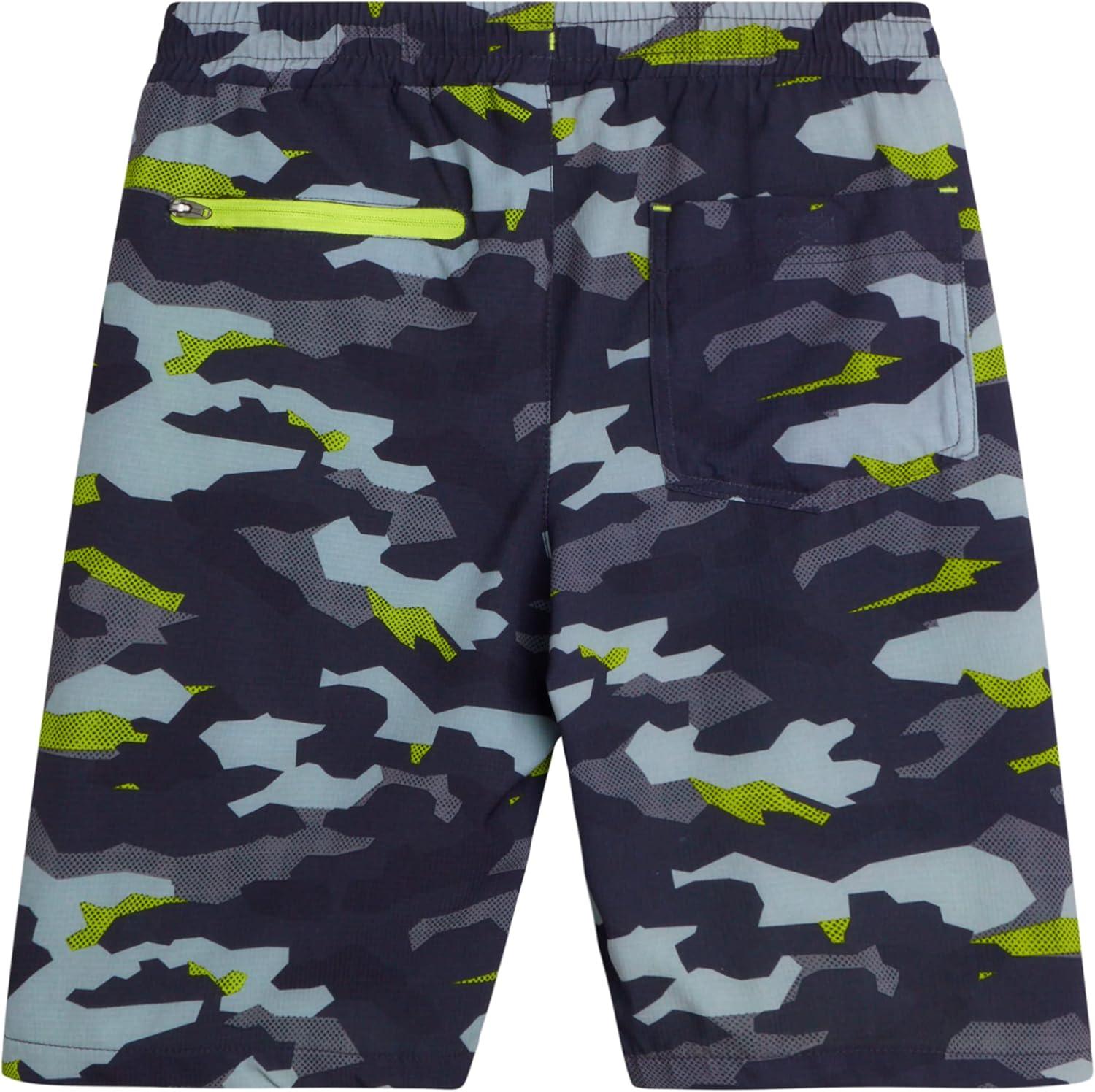imageEddie Bauer Boys Active Shorts Quick Dry Athletic Shorts Hybrid Mesh Performance Shorts for Boys 216Black Camo