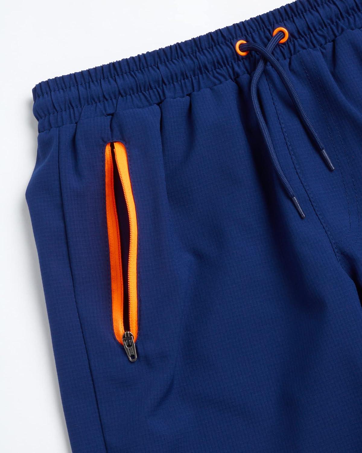 imageEddie Bauer Boys Active Shorts Quick Dry Athletic Shorts Hybrid Mesh Performance Shorts for Boys 216Nautical Blue