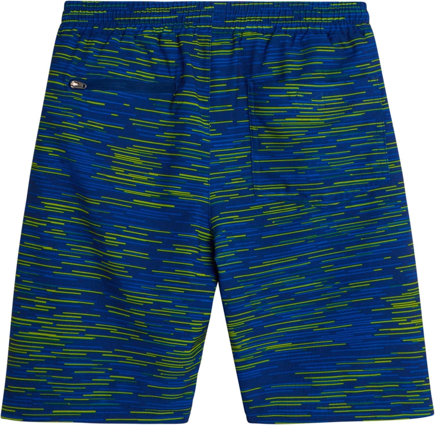 imageEddie Bauer Boys Active Shorts Quick Dry Athletic Shorts Hybrid Mesh Performance Shorts for Boys 216NavyGreen