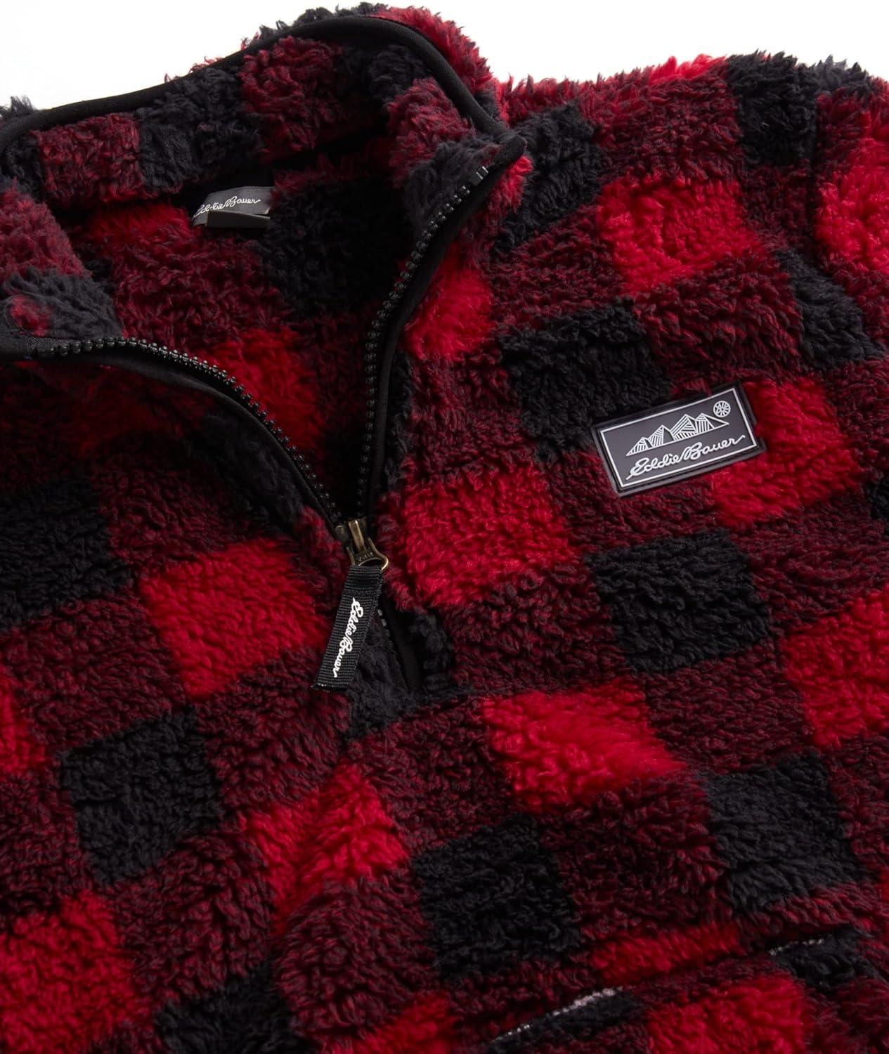 imageEddie Bauer Boys Sweatshirt 2 Pack Hooded Full Zip Hoodie Sweatshirt Quarter Zip Pullover Sweatshirts for Boys 520Black