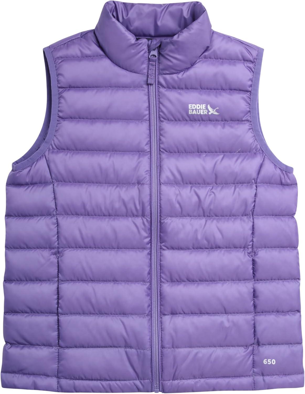 imageEddie Bauer Kids Down Vest CirrusLite Weather Resistant Quilted Bubble Puffer Vest for Boys and Girls 520Veronica