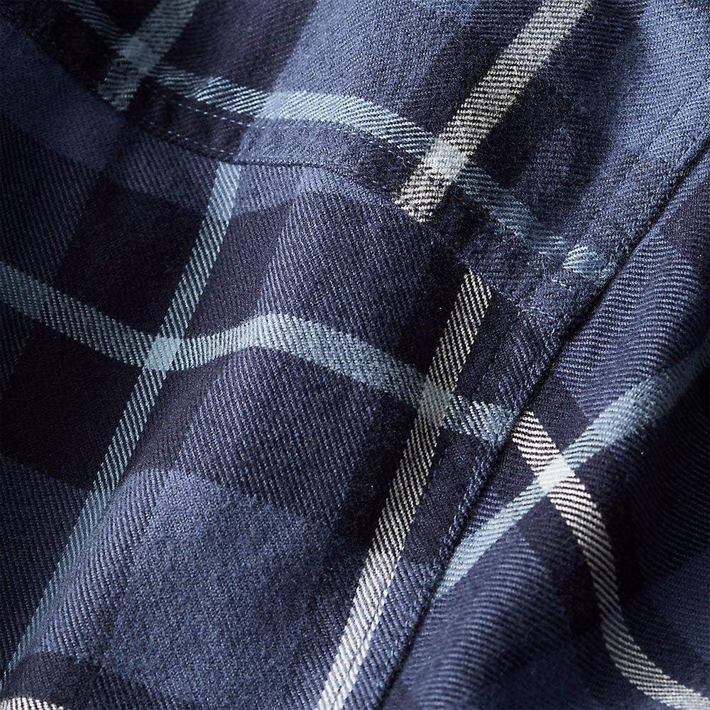 imageEddie Bauer Mens Favorite Classic Fit FlannelPlaidAirforce Blue