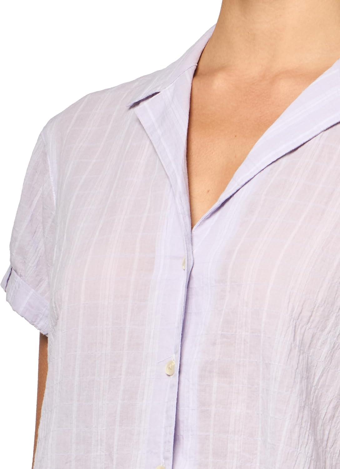 imageEddie Bauer Mens Wr Ss Packable Camp ShirtOrchid