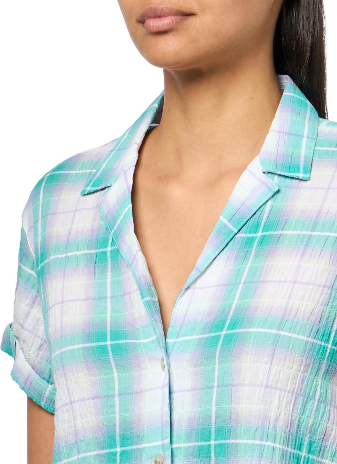 imageEddie Bauer Mens Wt Ss Packable Camp ShirtSea Green