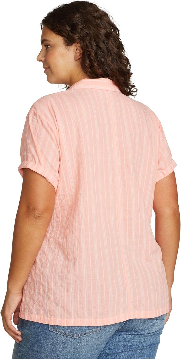 imageEddie Bauer Mens Ww Ss Packable Camp ShirtGrapefruit