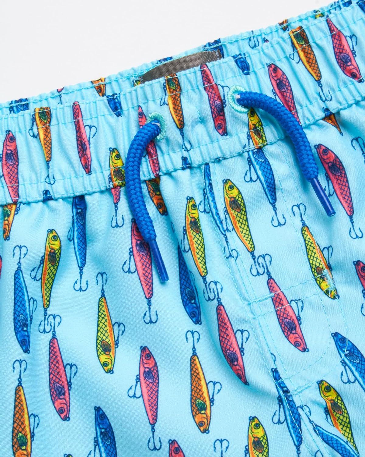 imageEddie Bauer Toddler Boys Rash Guard Set 2 Piece UPF 50 Quick Dry Swim Shirt and Trunks Baby Boy Swimsuit Sizes 2T4TWhite