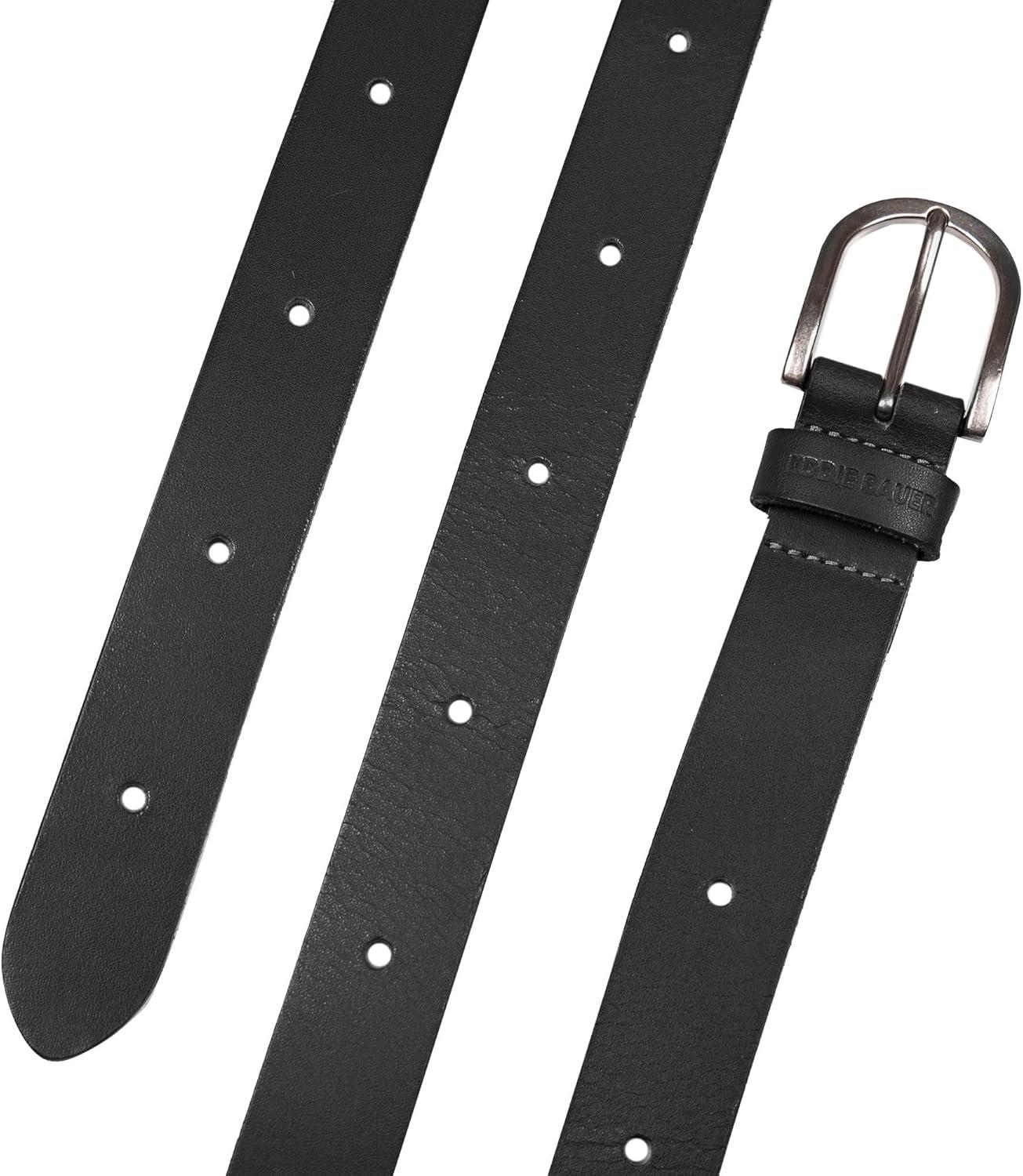 imageEddie Bauer Womens Casual Leather Belts with Durable Metal BuckleEndless Leather Black