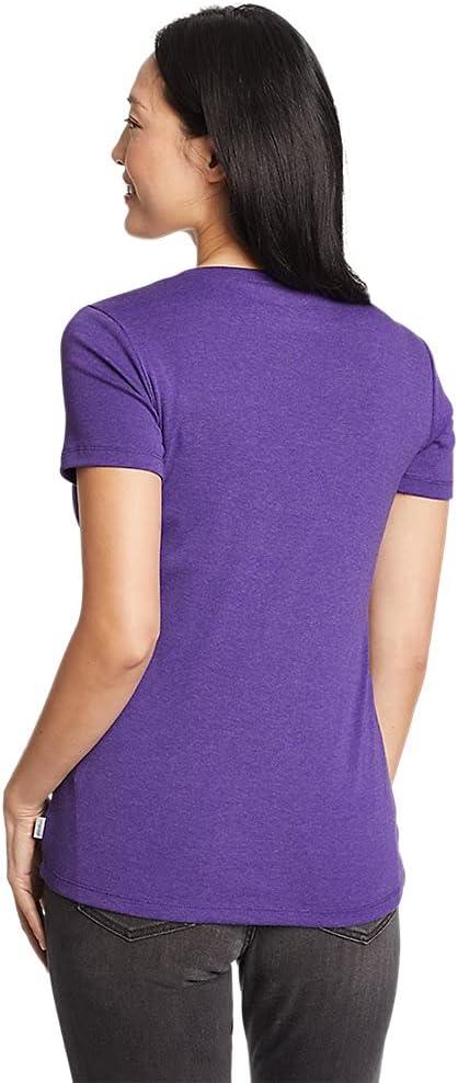 imageEddie Bauer Womens Favorite ShortSleeve VNeck TShirtLapis