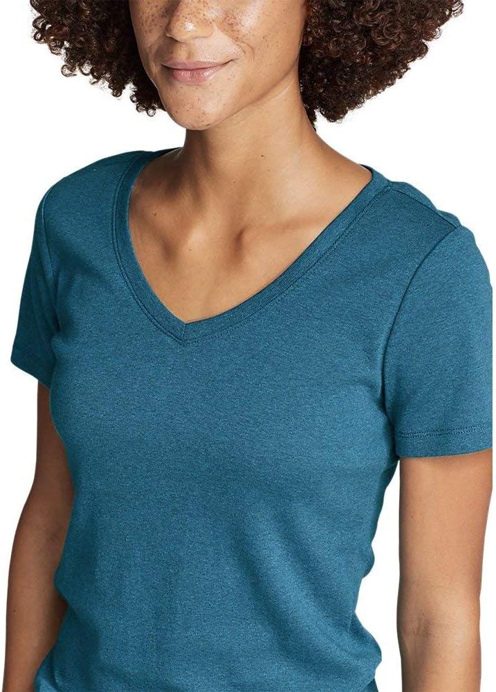 imageEddie Bauer Womens Favorite ShortSleeve VNeck TShirtWhite