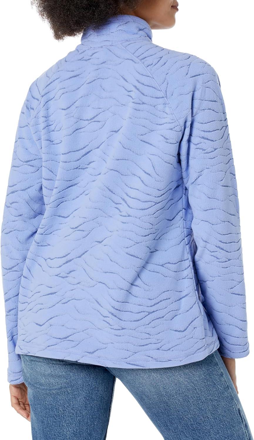 imageEddie Bauer Womens Quest Fleece 14Zip SolidViola