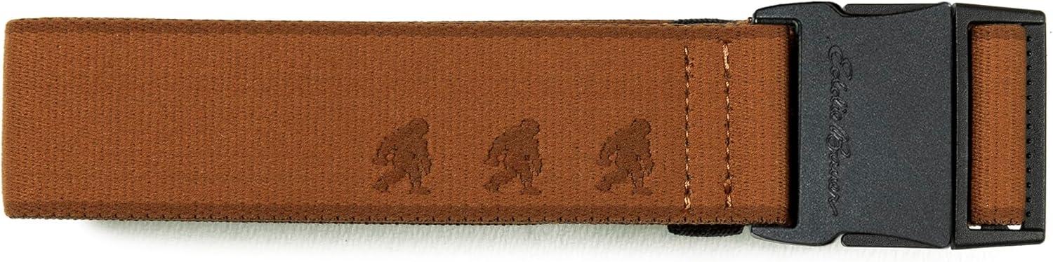 imageEddie Bauer mens Mens Active Stretch Webbing Belts With Quick Release Buckle Multiple Colors One Size Fits MostRust Sasquatch