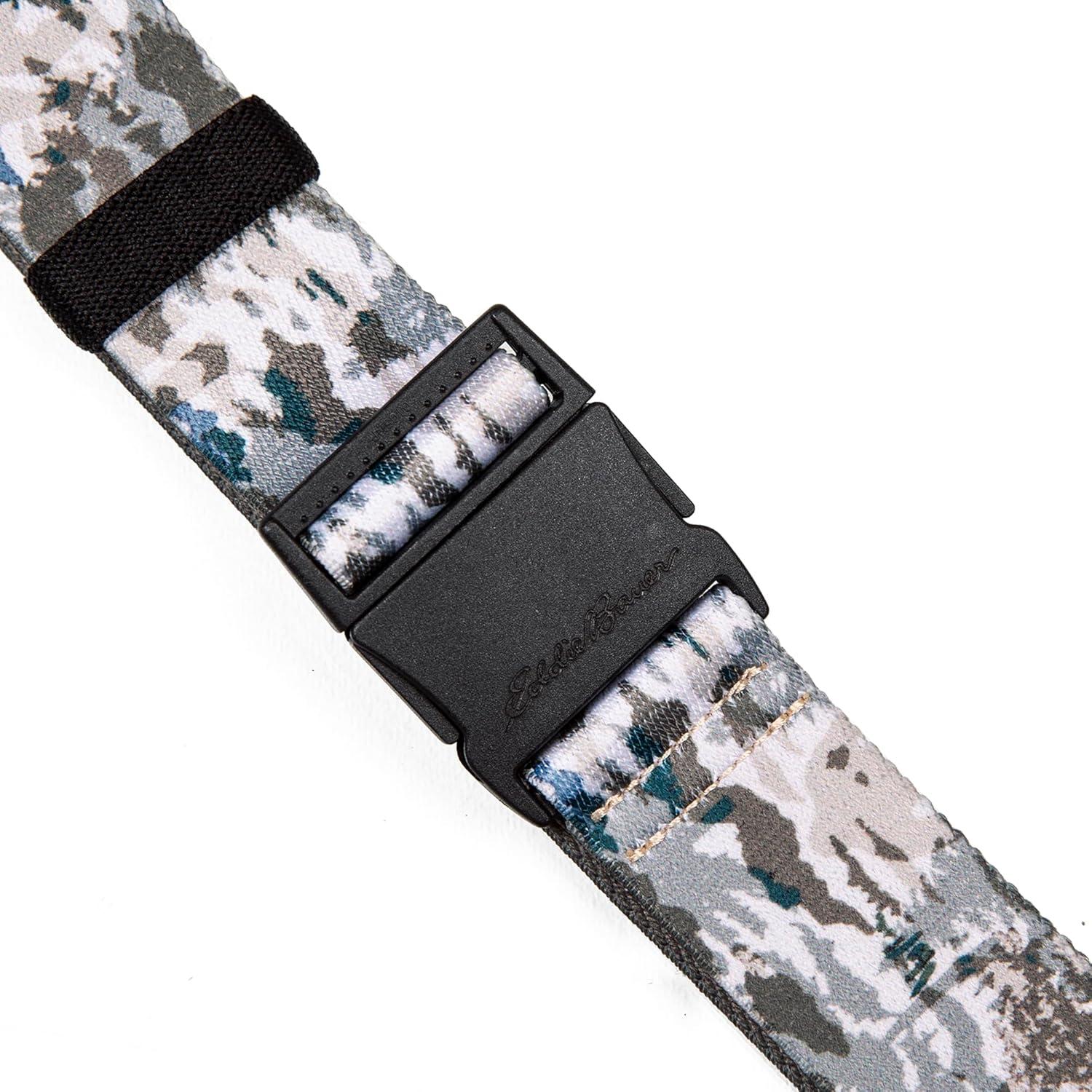 imageEddie Bauer mens Mens Active Stretch Webbing Belts With Quick Release Buckle Multiple Colors One Size Fits MostSage