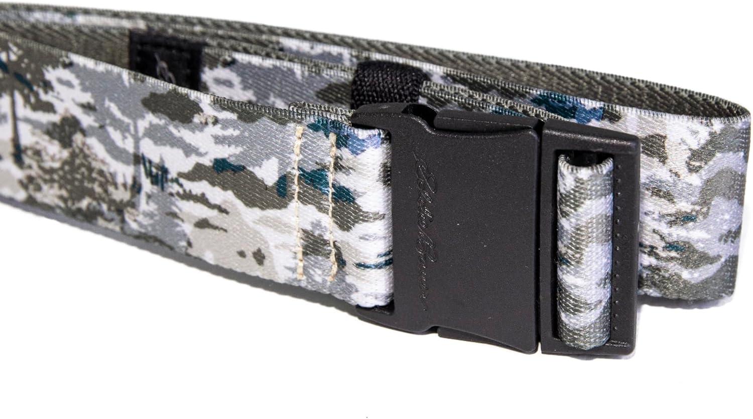 imageEddie Bauer mens Mens Active Stretch Webbing Belts With Quick Release Buckle Multiple Colors One Size Fits MostSage