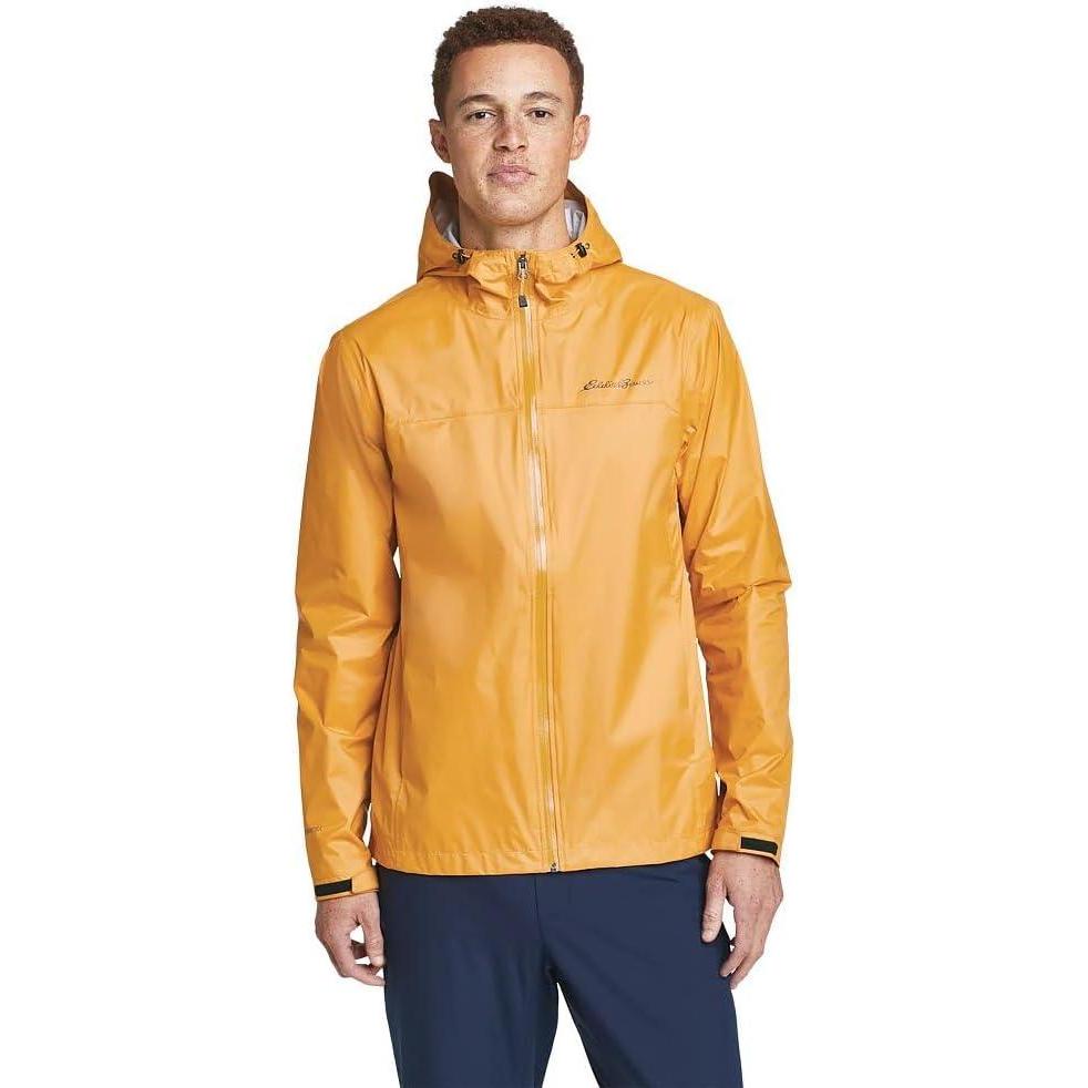 imageEddie Bauer Mens Cloud Cap Rain JacketDk Marigold