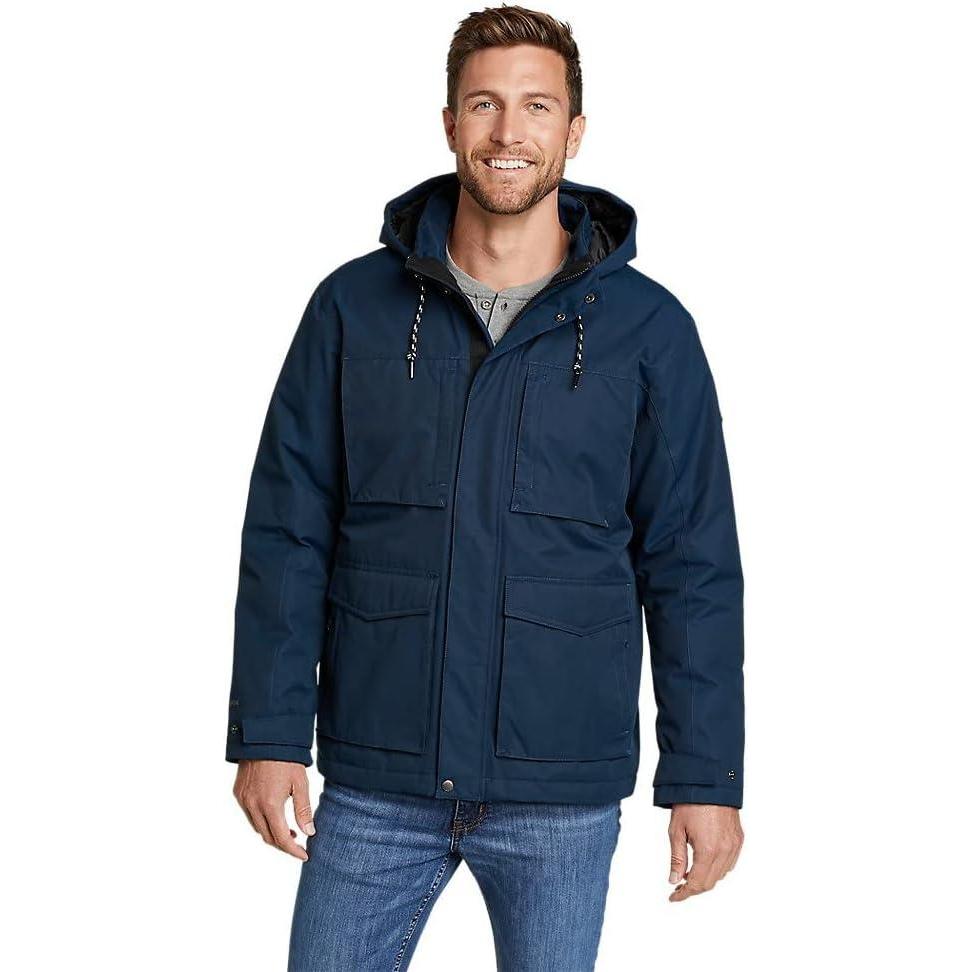 imageEddie Bauer Mens Everson Down Waterproof Rain JacketIndigo