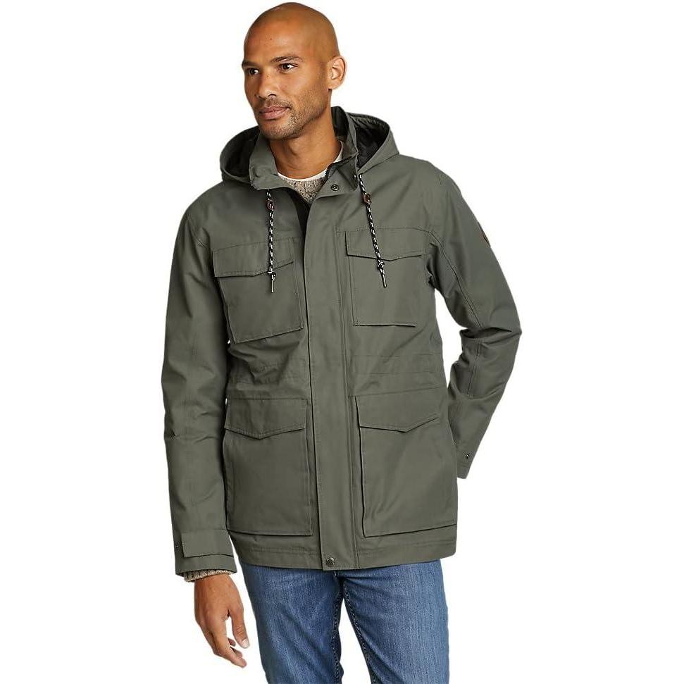 imageEddie Bauer Mens Everson Waterproof Rain ParkaCapers