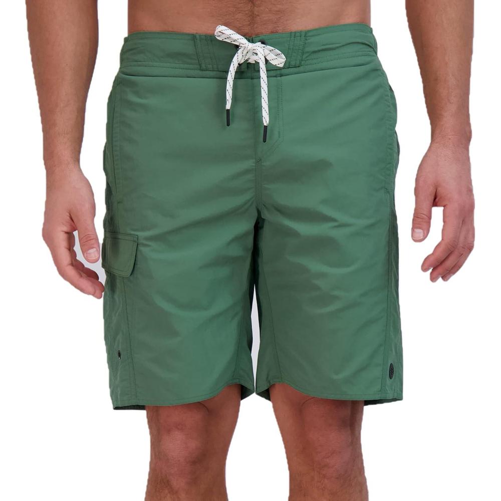 imageEddie Bauer Mens SPF 50 EBoard Swim TrunksIrish Green