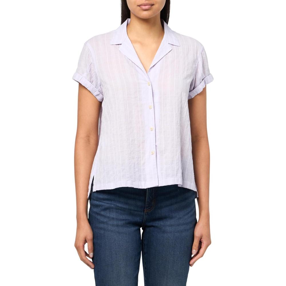 imageEddie Bauer Mens Wp Ss Packable Camp ShirtOrchid