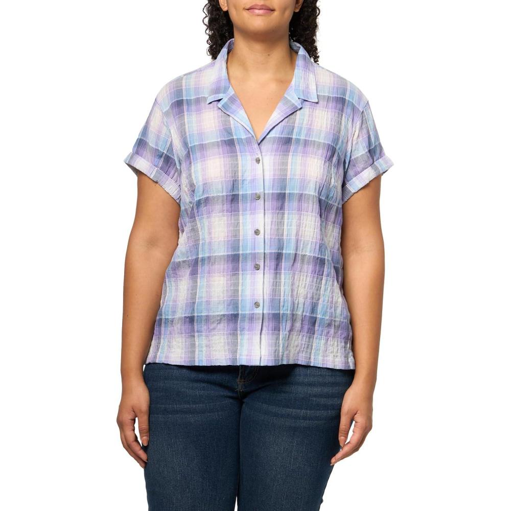 imageEddie Bauer Mens Ww Ss Packable Camp ShirtIris