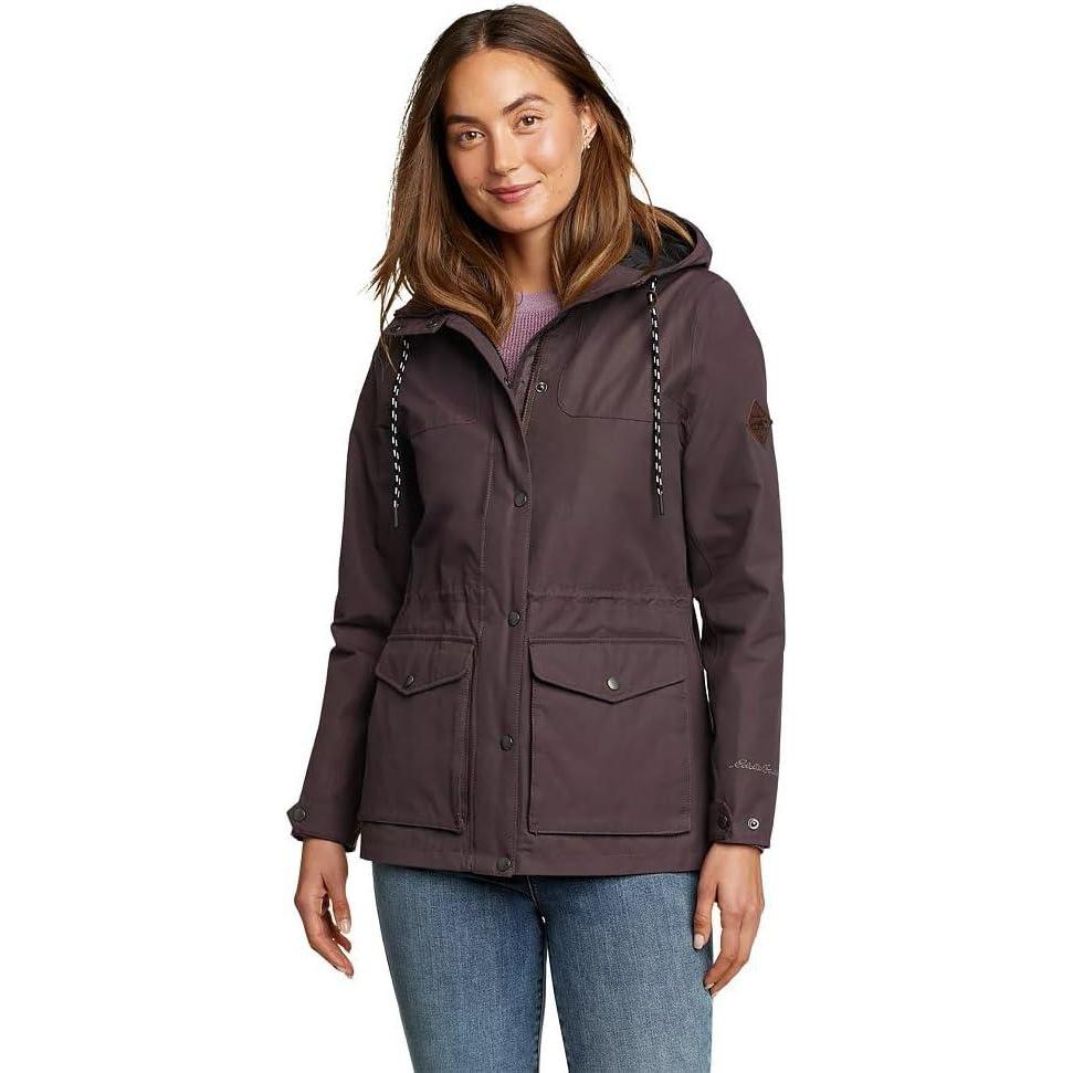 imageEddie Bauer Womens Charly Waterproof Rain JacketAubergine