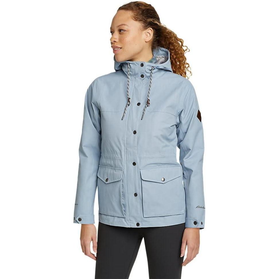 imageEddie Bauer Womens Charly Waterproof Rain JacketBlue Smoke