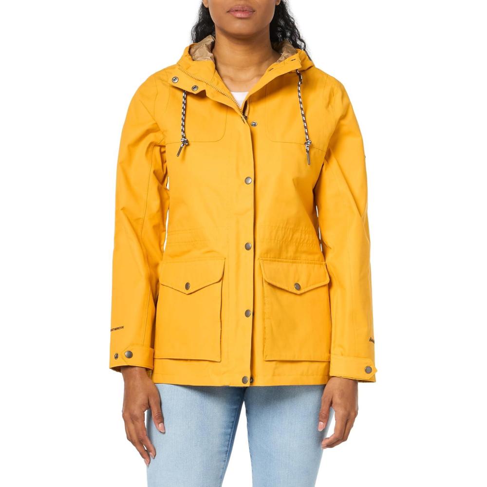 imageEddie Bauer Womens Charly Waterproof Rain JacketDkmarigold