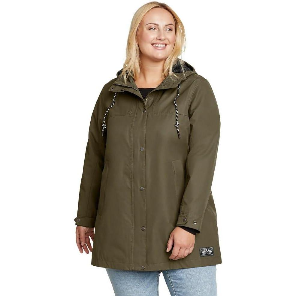 imageEddie Bauer Womens Charly Waterproof Rain ParkaSlate Green