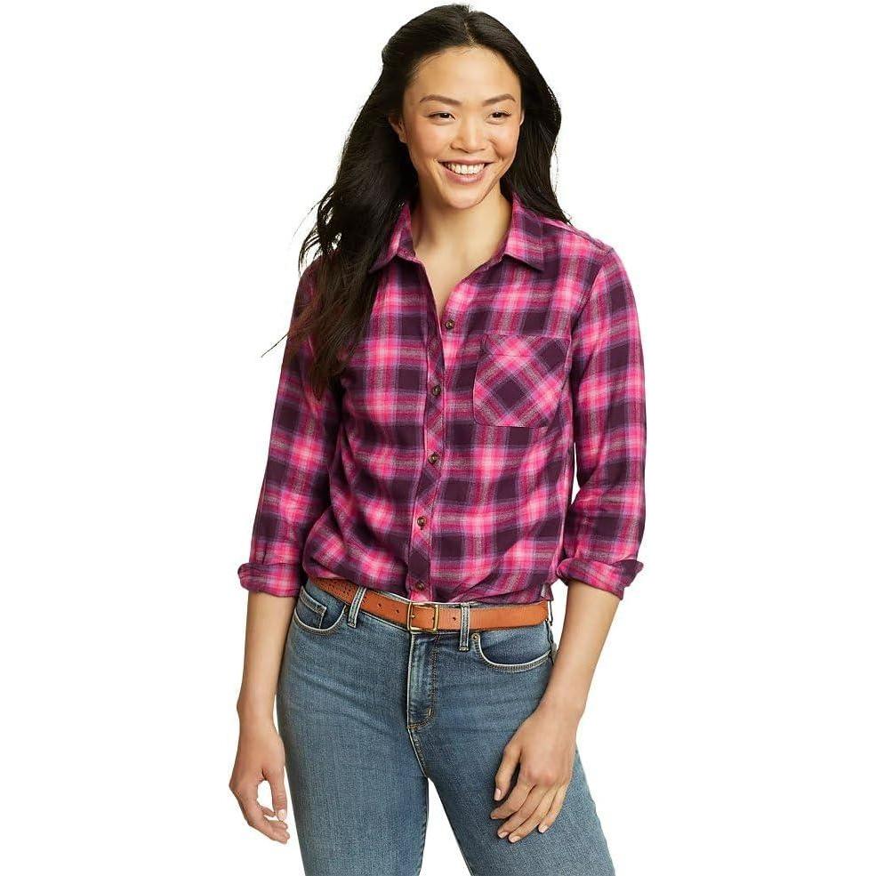 imageEddie Bauer Womens Forest Flannel ShirtPunch