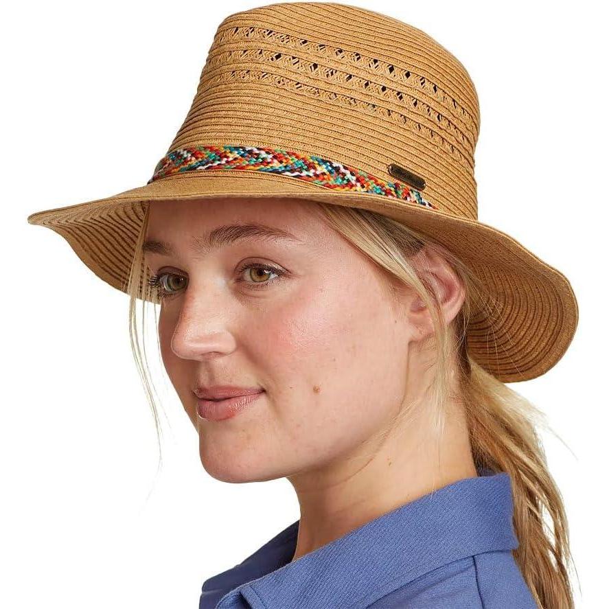 imageEddie Bauer Womens Panama Packable Straw HatMulti