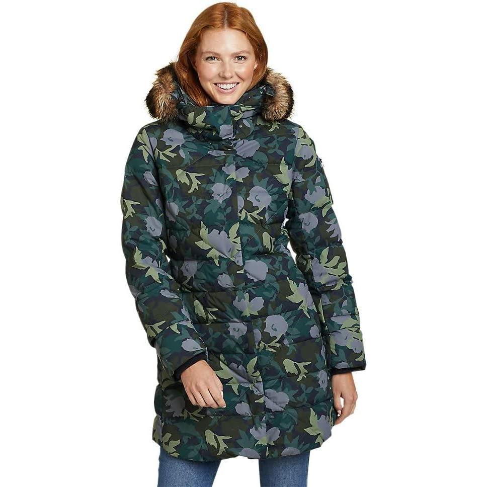 imageEddie Bauer Womens Sun Valley Frost Down ParkaDk Evergreen