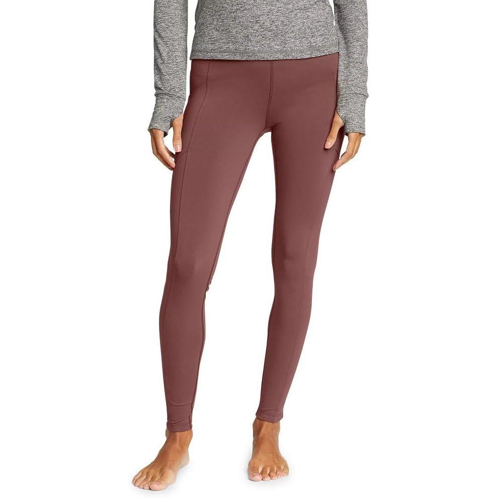 imageEddie Bauer Womens Traverse Trail HighRise LeggingsRedwood