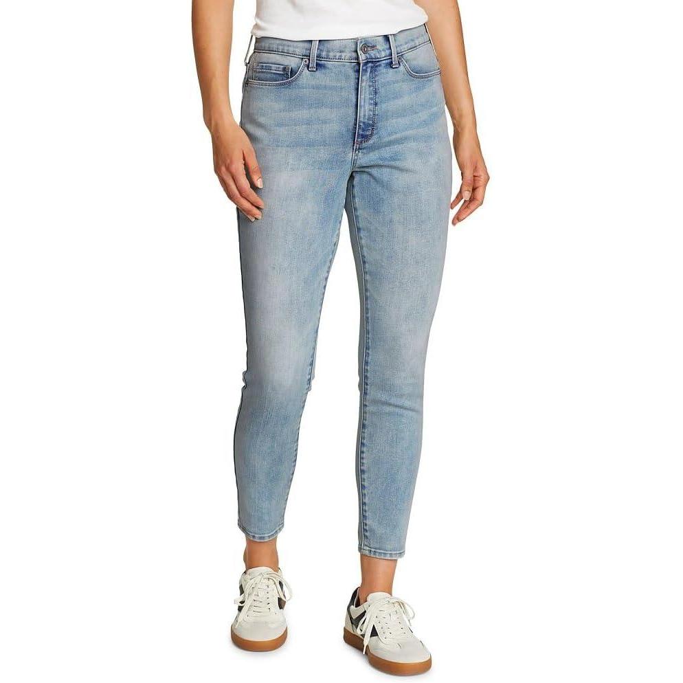 imageEddie Bauer Womens Voyager HighRise Skinny Jeans  Slim FitBlue Haze