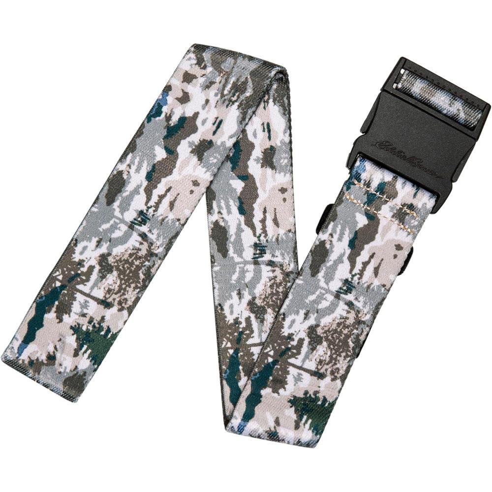 imageEddie Bauer mens Mens Active Stretch Webbing Belts With Quick Release Buckle Multiple Colors One Size Fits MostSage