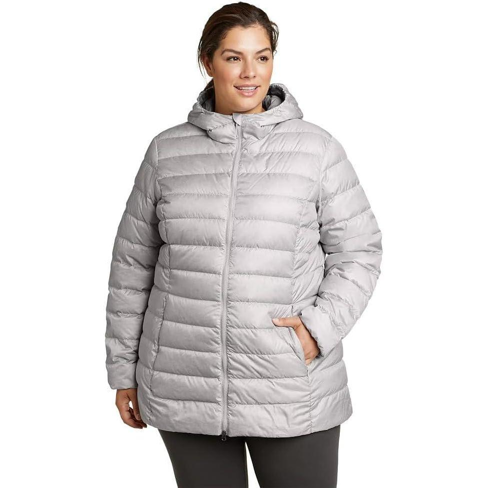imageEddie Bauer womens Wr Cirruslite Down Parka IILt Gray Recycled