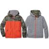 imageEddie Bauer Kids Rain Jacket  2 Pack Reversible Girls and Boys Windbreaker Jacket with Hood  Waterproof Raincoat for KidsCamo