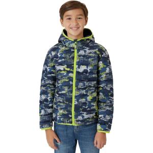 Eddie Bauer Boys’ Jacket – CirrusLite Weather Resistant Down Coat for Boys – Insulated Quilted Bubble Puffer (3-20)(Lime Green)
