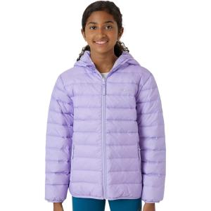 Eddie Bauer Girls’ Jacket – CirrusLite Weather Resistant Down Coat for Girls – Insulated Quilted Bubble Puffer (3-20)(Lavender – Reversible)