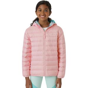 Eddie Bauer Girls’ Jacket – CirrusLite Weather Resistant Down Coat for Girls – Insulated Quilted Bubble Puffer (3-20)(Soft Pink – Reversible)