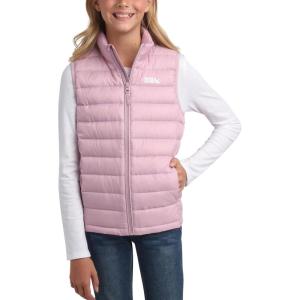 Eddie Bauer Kids’ Down Vest – CirrusLite Weather Resistant Quilted Bubble Puffer Vest for Boys and Girls (5-20)(Keepsake Lilac)