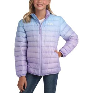 Eddie Bauer Kids’ Jacket – CirrusLite Weather Resistant Down Coat for Boys and Girls- Insulated Quilted Bubble Puffer (5-20)(Lavender)