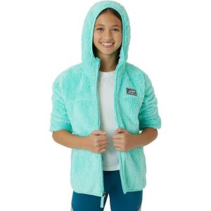 Eddie Bauer Kids’ Zip Up – Kids’ Full Zip Ultra Soft Sherpa Fleece Hoodie Sweatshirt for Boys and Girls (5-20)(Aqua)