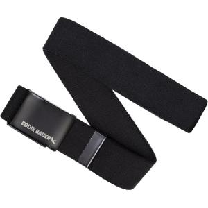 Eddie Bauer Men’s Backcountry Belt | Webbing | Adjustable | Metal Buckle | Active | Outdoor | Casual | Hiking(Military Clamp – Black)