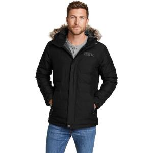 Eddie Bauer Men’s Boundary Pass Down Parka(Black)