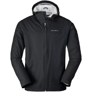 Eddie Bauer Men’s Cloud Cap Rain Jacket(Black)