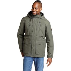 Eddie Bauer Men’s Everson Down Waterproof Rain Jacket(Capers)