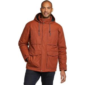Eddie Bauer Men’s Everson Down Waterproof Rain Jacket(Paprika)
