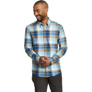 Eddie Bauer Men’s Favorite Classic Fit Flannel-Plaid(Coast)