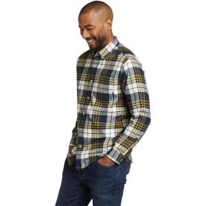 Eddie Bauer Men’s Favorite Classic Fit Flannel-Plaid(Nordic)