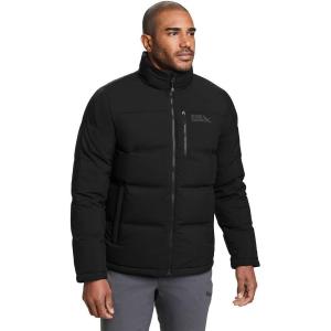 Eddie Bauer Men’s Glacier Peak Seamless Stretch Down Jacket(Black)