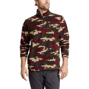 Eddie Bauer Men’s Quest Fleece 1/4-Zip Pullover(Dk Hunter)